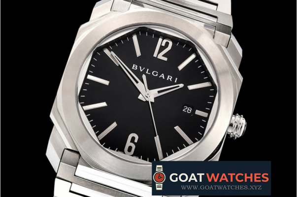 Bvlgari - Octo 38mm Automatic SS/SS Black BVF Miyota 9015