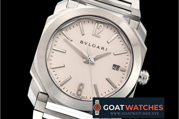 Bvlgari - Octo 41mm Automatic SS/SS White BVF Miyota 9015