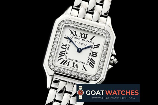 Cartier - Panthere Secrete De Ladies Diam SS/SS Wht GF Swiss Qtz