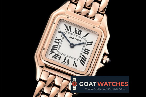 Cartier - Panthere Secrete De Ladies RG/RG Wht BVF Swiss Qtz