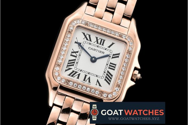 Cartier - Panthere Secrete De Ladies Dia RG/RG Wht BVF Swiss Qtz