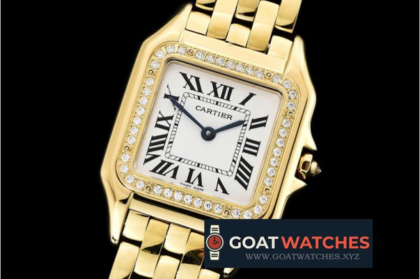 Cartier - Panthere Secrete De Ladies Dia YG/YG Wht BVF Swiss Qtz