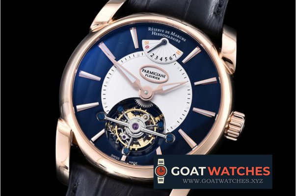 Parmigiani Fleurier - Parmigiani Tonda 42 Tourbillon RG/LE Blue Tourbillon