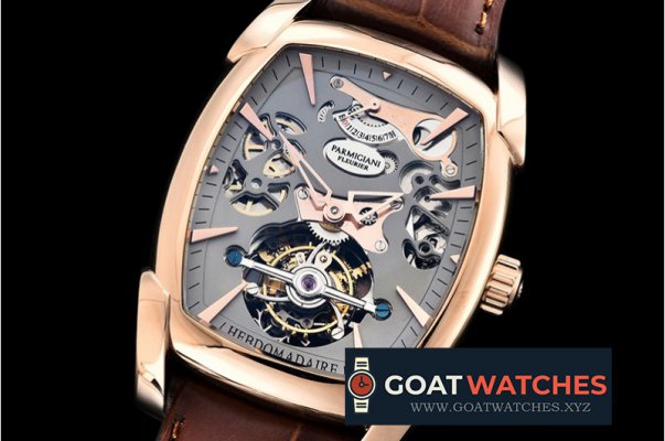 Parmigiani Fleurier - Kalpa Hebdomadaire Tourbillon RG/LE Grey Asia HW Tourb