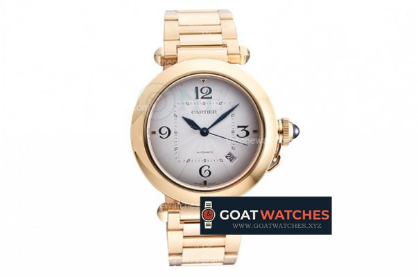 Cartier - Pasha Man WGPA0007 YG/LE White/Num 3KF 1847