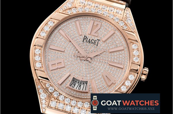 Piaget - Piaget Polo Diamonds RG/LE Diam Rose G MKF Miyota 9015