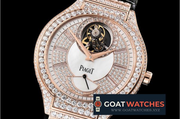 Piaget - Piaget G0A38148 Polo Tourbillon Diams RG/LE Tourbillon