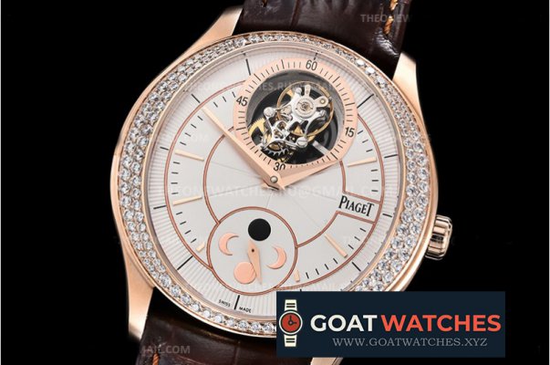 Piaget - Gouverneur Tourbillon Diam RG/LE Wht Flying Tourbillon