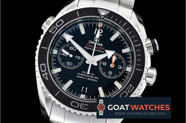 Omega - Planet Ocean 45mm Chrono SS/SS Blk/Wht A7750 Mod9300