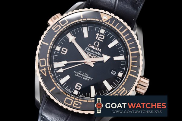 Omega - Planet Ocean GMT Deep Black Sedna PVD/LE A5833 Mod