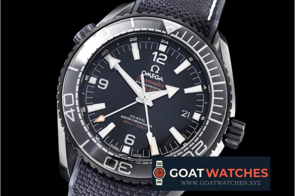 Omega - Planet Ocean GMT Deep Black PVD/LE Black A5833 Mod