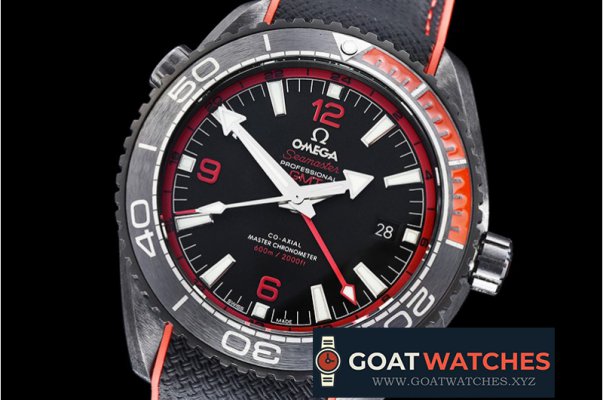 Omega - Planet Ocean Deep Black CER/RU Red BP A2836 Mod