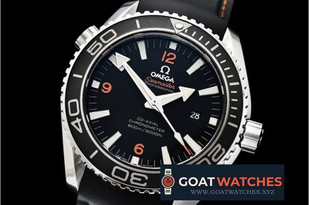 Omega - Planet Ocean 45mm Cer Bez SS/RU Blk/Org JHF A2836 Mod