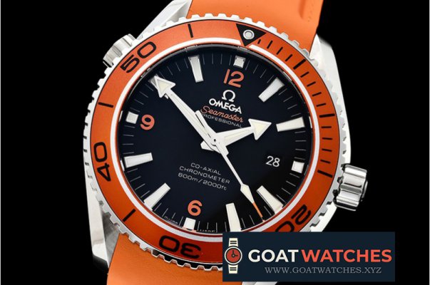 Omega - Planet Ocean 45mm Met Bez SS/RU Orange JHF A2836 Mod