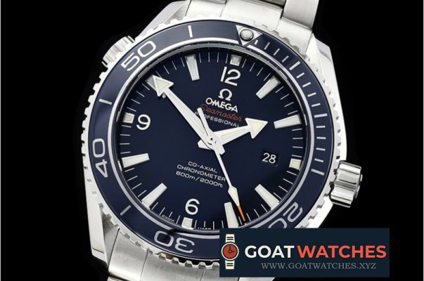 Omega - Planet Ocean 45mm Cer Bez SS/SS Blue JHF A2836 Mod