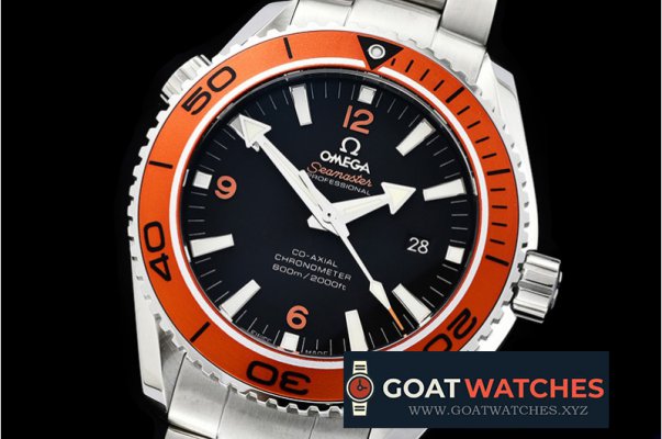 Omega - Planet Ocean 45mm Met Bez SS/SS Orange JHF A2836 Mod