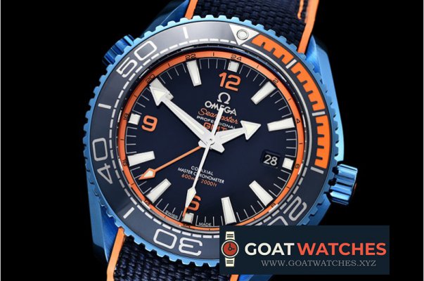 Omega - Planet Ocean 45mm GMT Blue DLC/NY Black JHF A23J Mod