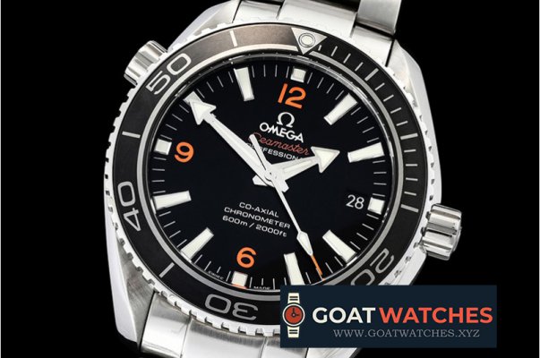 Omega - Planet Ocean 42mm Cer SS/SS Black/Org VSF Asia 8500