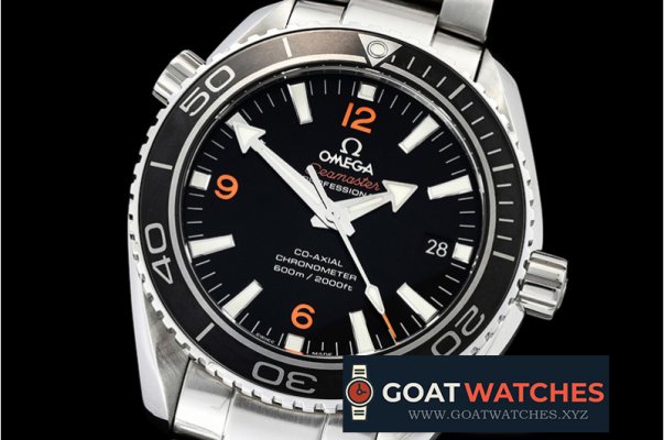 Omega - Planet Ocean 45mm Cer SS/SS Black/Org VSF Asia 8500