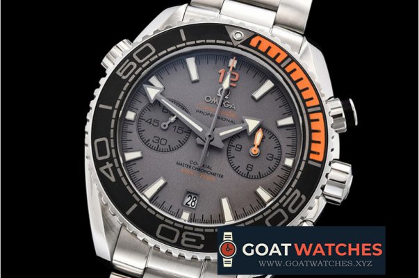 Omega - Planet Ocean Chrono SS/SS Grey OMF V4 A7750 Mod