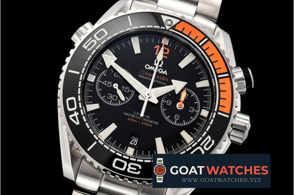 Omega - Planet Ocean Chrono SS/SS (Org) Black OMF V4 A7750 Mod