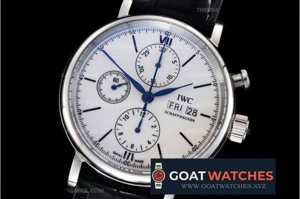 IWC - Portofino Chrono IW391024 SS/LE White TWF Asia 7750