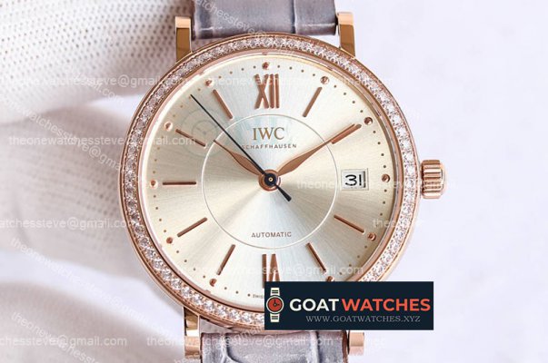 IWC - Portofino Automatic 37mm Diams RG/LE White SGPF MY9015