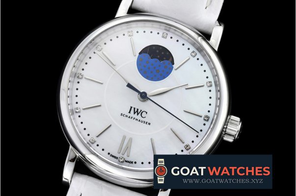 IWC - Portofino Automatic SS/LE White MOP A2851 Mod