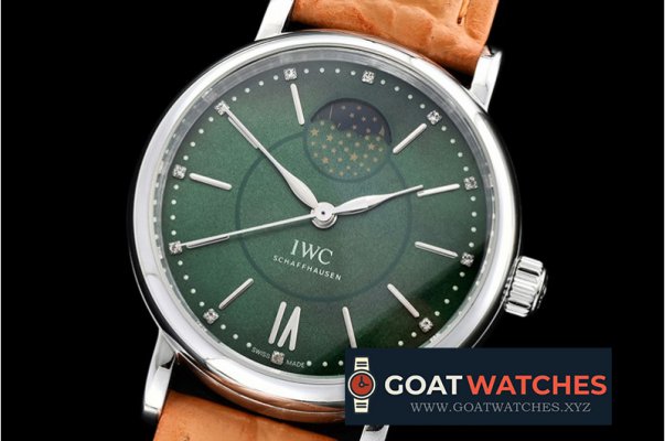 IWC - Portofino Automatic SS/LE Green A2851 Mod