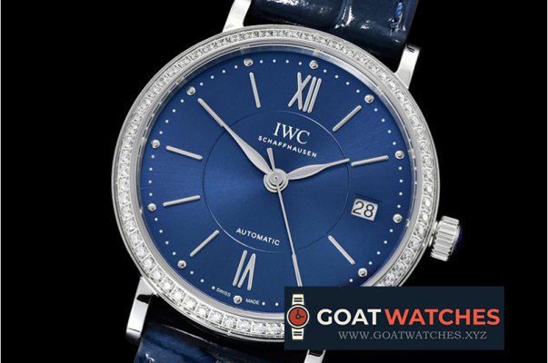 IWC - Portofino Automatic 37mm Diams SS/LE Blue MKF MY9015