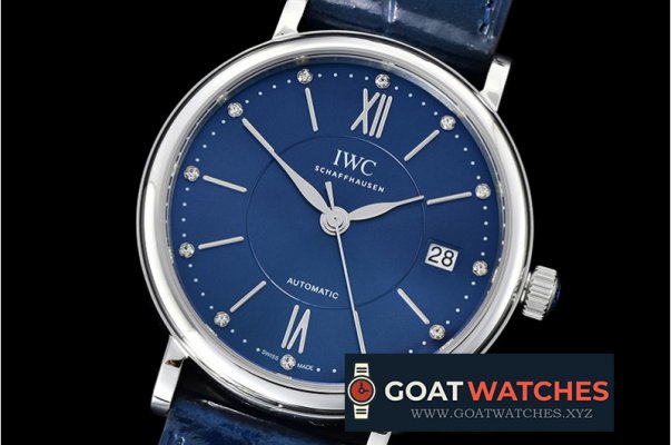 IWC - Portofino Automatic 37mm SS/LE Blue/Diam MKF MY9015