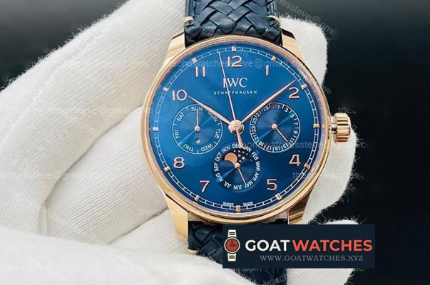 IWC - Portugieser Perp RG/LE Blue IWSF 9015