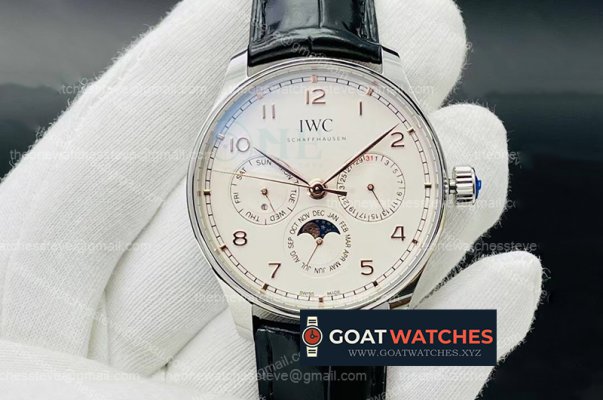 IWC - Portugieser Perp SS/LE White IWSF 9015