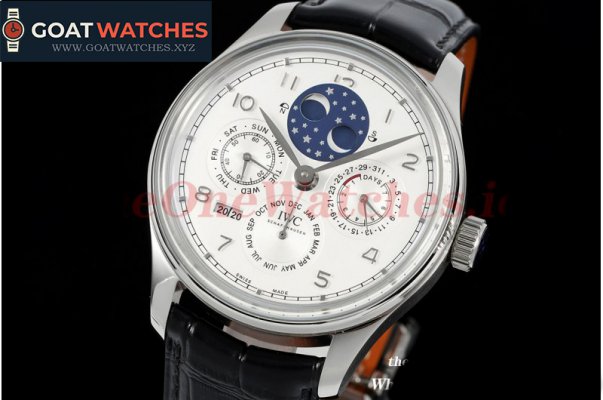 IWC - Portugieser Perpetual Calendar 5034 SS/LE White/Num V9F A52610