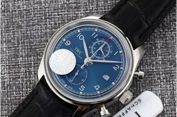 IWC - Portuguese Chronograph Asian 7750 IW390404 Automatic Blue