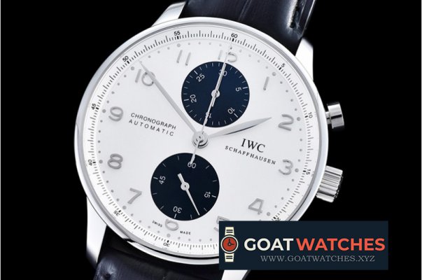 IWC - Portuguese Chrono SS/LE Wht/Black ZF A79350 Mod