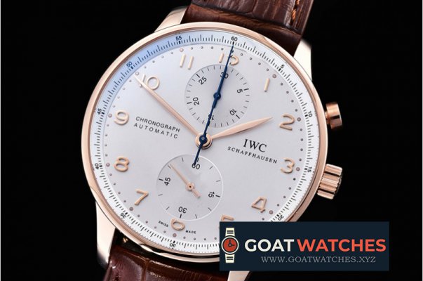 IWC - Portuguese Chrono RG/LE Wht/Wht RG Num ZF A79350 Mod