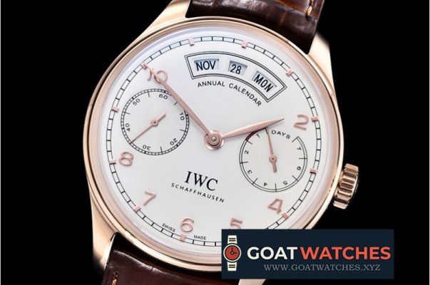 IWC - Portugieser Annual Cal. IW503502 RG/LE Wht/Rose A52850