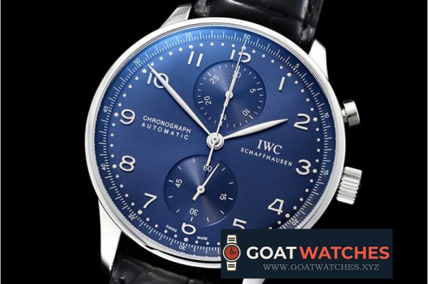 IWC - Portuguese Chrono SS/LE Blue YLF Asia 7750