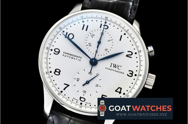 IWC - Portuguese Chrono "150 Years" SS/LE Wht/Blu YLF A7750