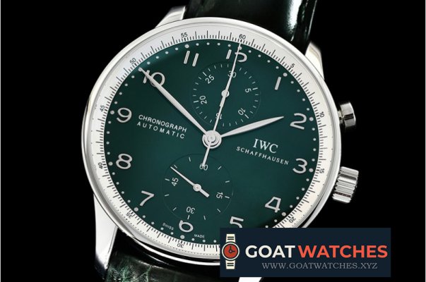 IWC - Portuguese Chrono "150 Years" SS/LE Green YLF A7750