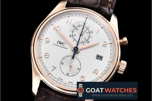 IWC - Portugieser Chronograph Classic RG/LE Wht YLF A7750