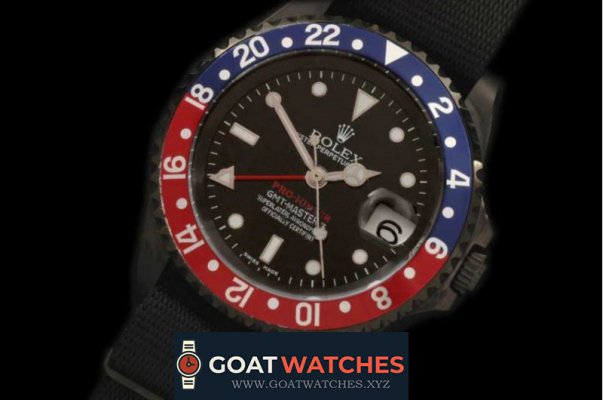 Rolex - Pro Hunter GMT Master II PVD Blue/Red Bezel - Swiss