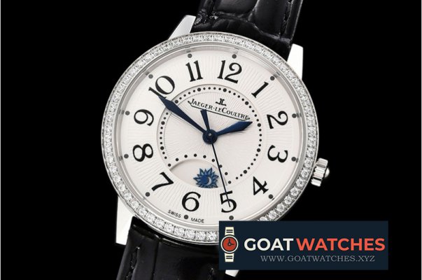 Jaeger LeCoultre - Master Ultra Thin Moon Ladies SS/LE White ZF MY9015 Mod