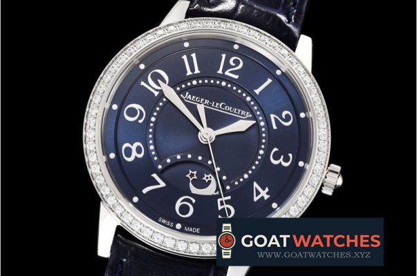 Jaeger LeCoultre - Master Ultra Thin Moon Ladies SS/LE Blue ZF MY9015 Mod