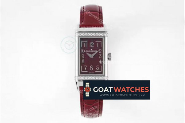 Jaeger Lecoultre - Reverso One Ref 3288560 Dia SS/LE Red IMF Swiss Qtz