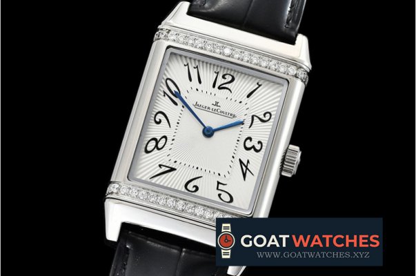 Jaeger LeCoultre - JL Reverso Mens Diams SS/LE White/Num MY8215 Mod