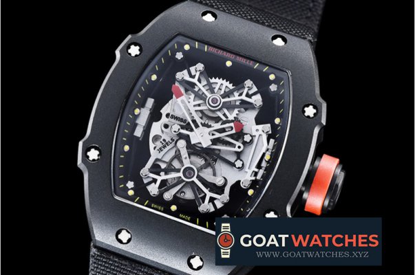 Richard Mille - RM027 Tourbillon Rafael Nadal Ltd Edn PVD/TI/NY Custom