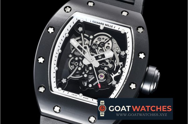 Richard Mille - RM055 Bubba Watson PVD/VRU White MY9015 Mod