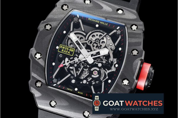 Richard Mille - RM035-02 Rafael Nadal FC/VRU Black/Red C Miyota Mod